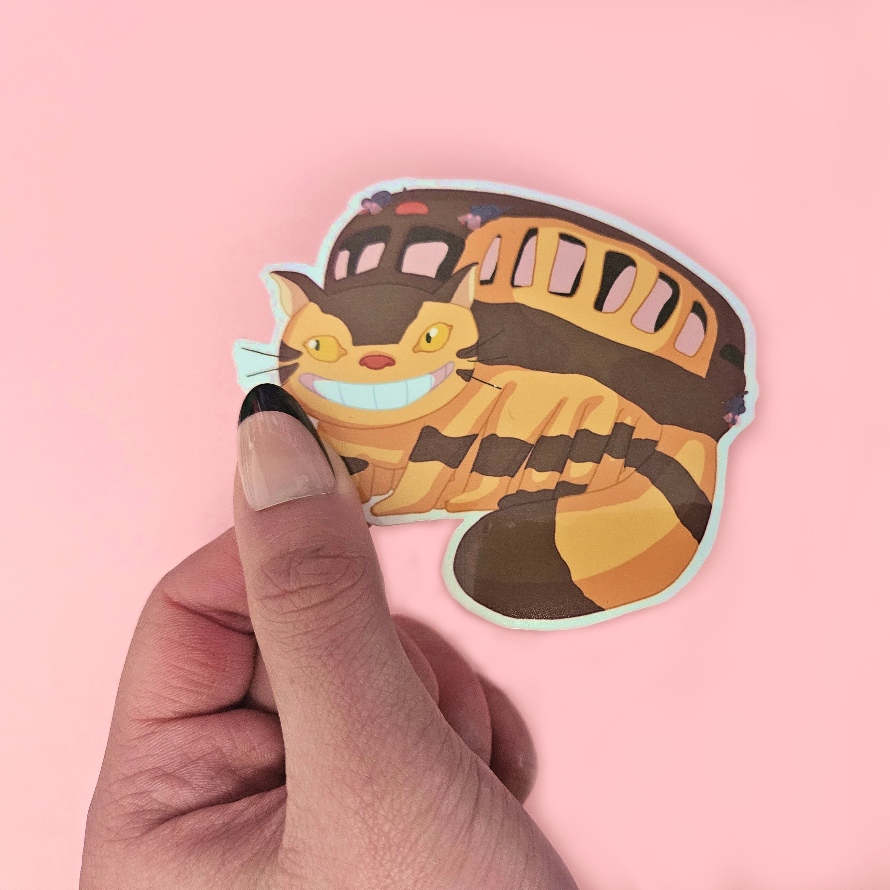 Studio Ghibli Vinyl Waterproof Stickers / Totoro, Soot Sprites, Cat Bus, Haku, Ponyo