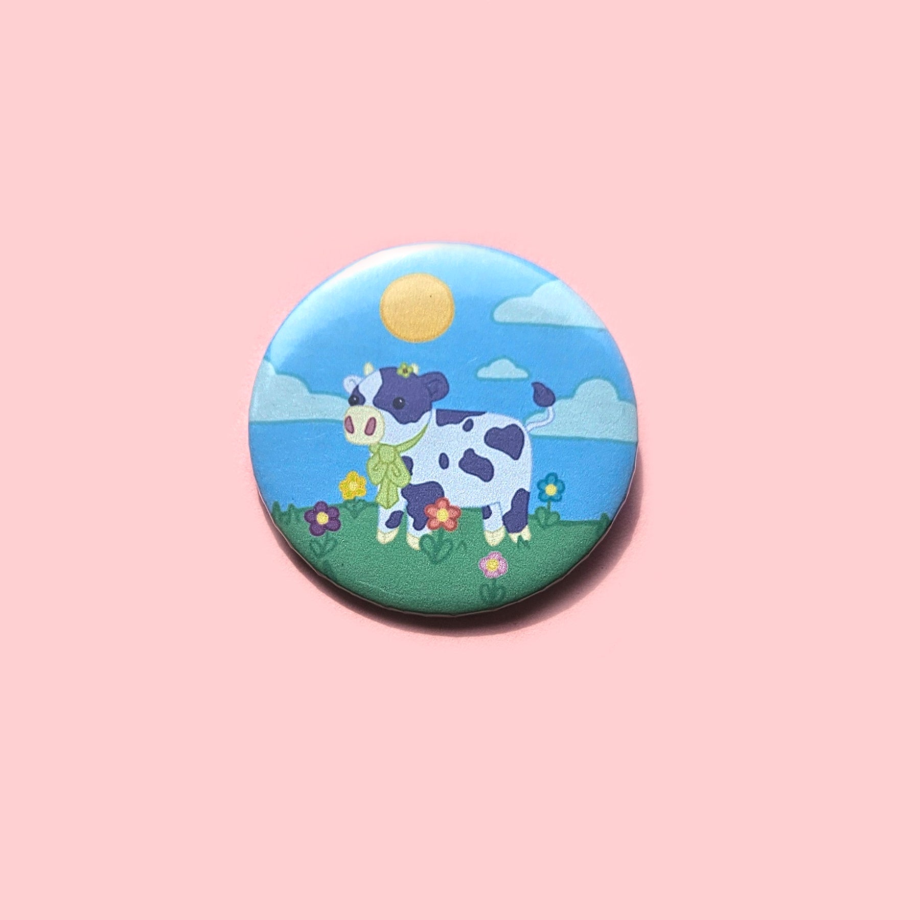 Farm Animal Small Button 1.45"