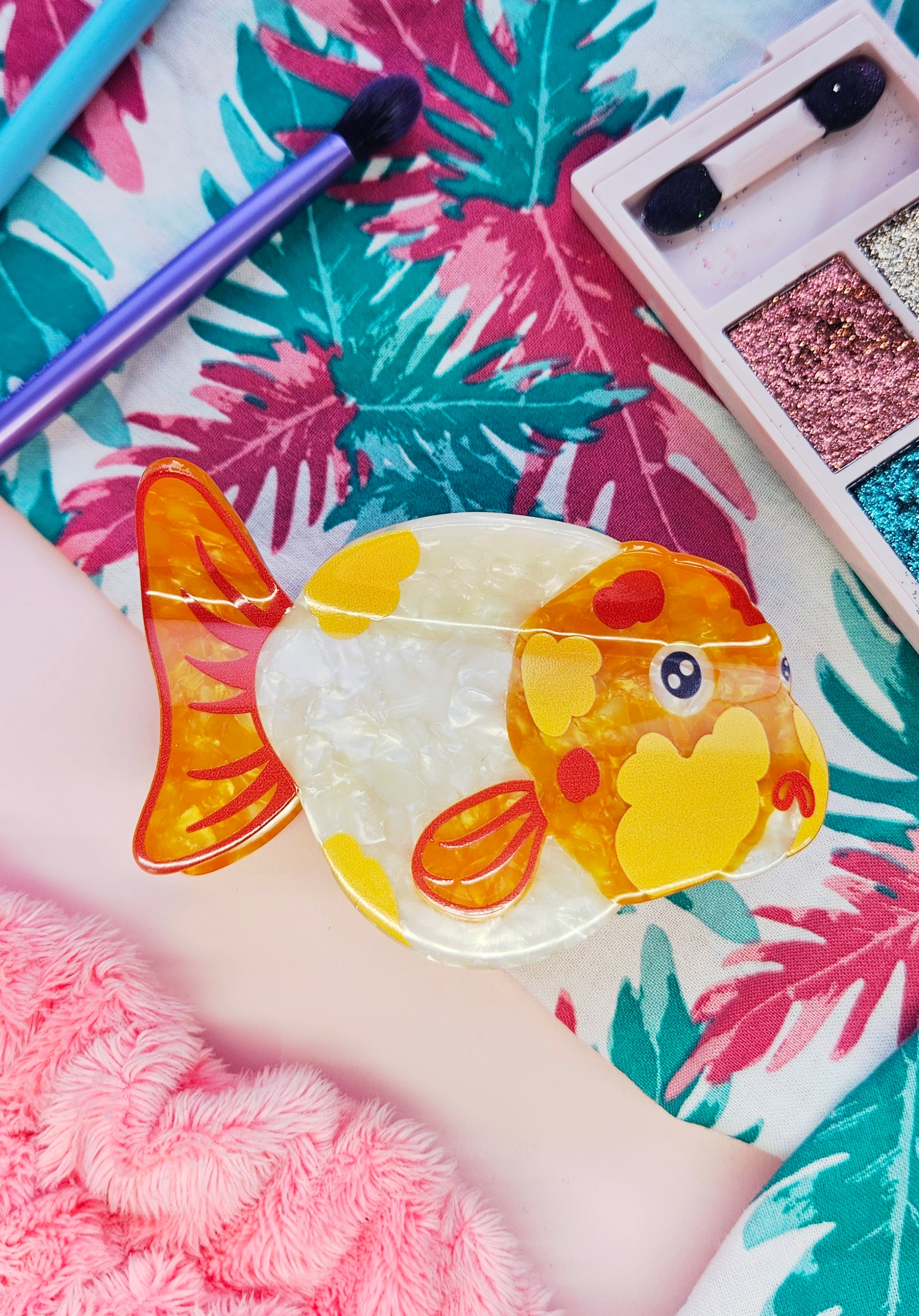 Sad Goldfish Claw Clip