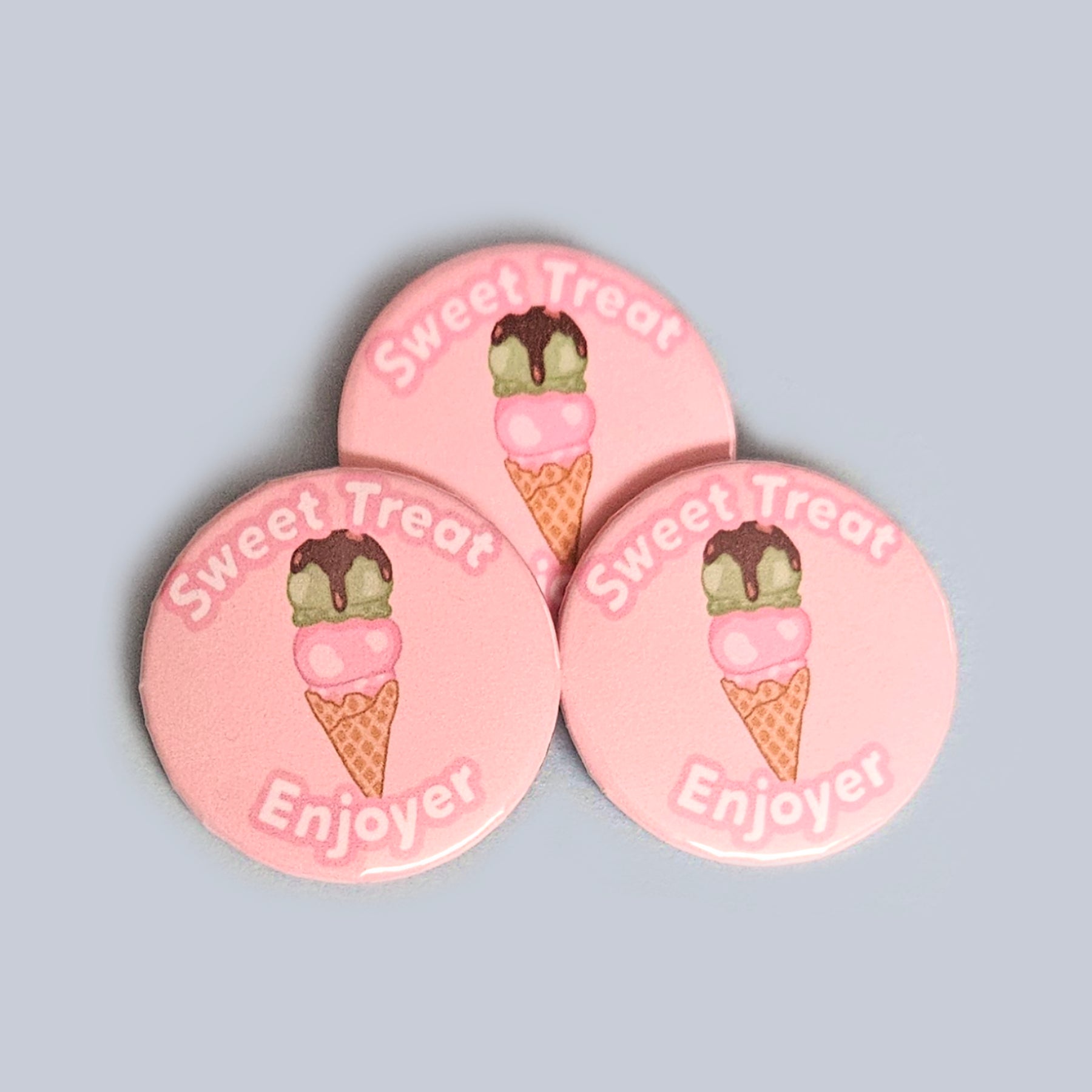 Sweet Treat Enjoyer Small Buttons 1.45"