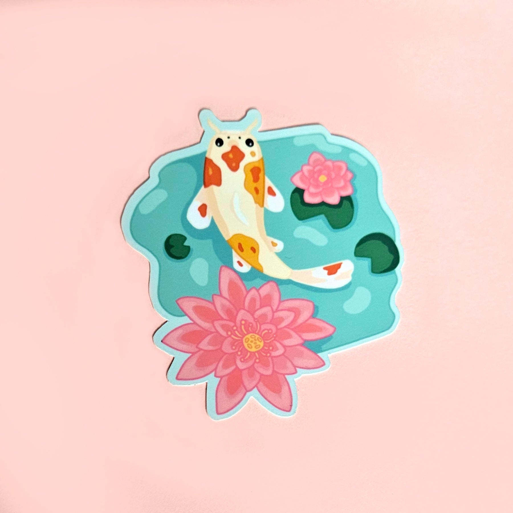 Koi Fish Sticker Vinyl 4"