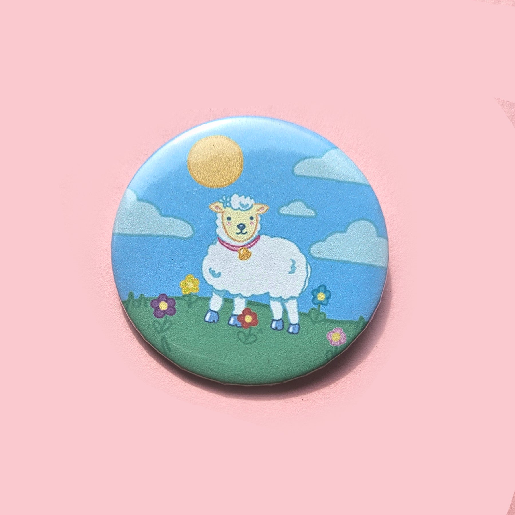 Farm Animal Small Button 1.45"