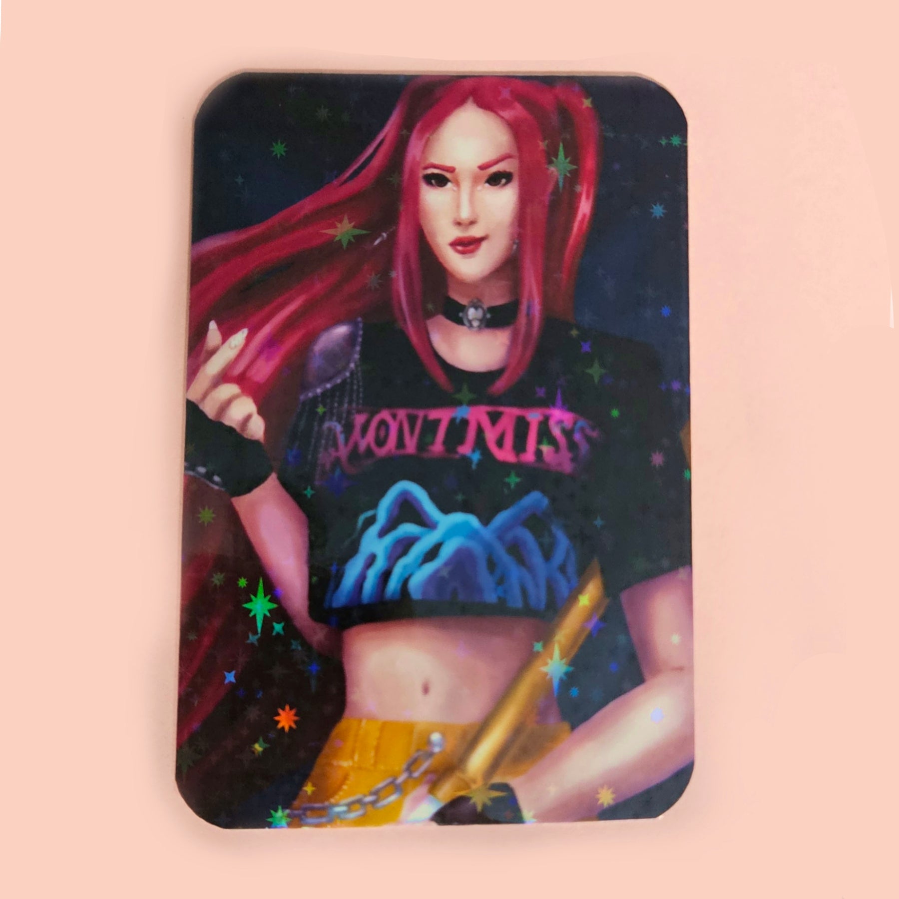 Huntrix Holographic Star Photocards Kpop Demon Hunters