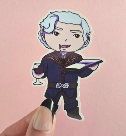 Baldurs Gate 3 Companions Vinyl Waterproof Stickers / Laezel, Karlach, Shadowheart, Gale, Astarion, Wyll