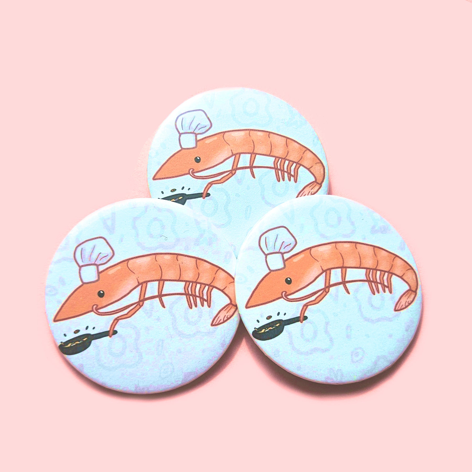 Shrimp Fried Rice Large Button 2.25"