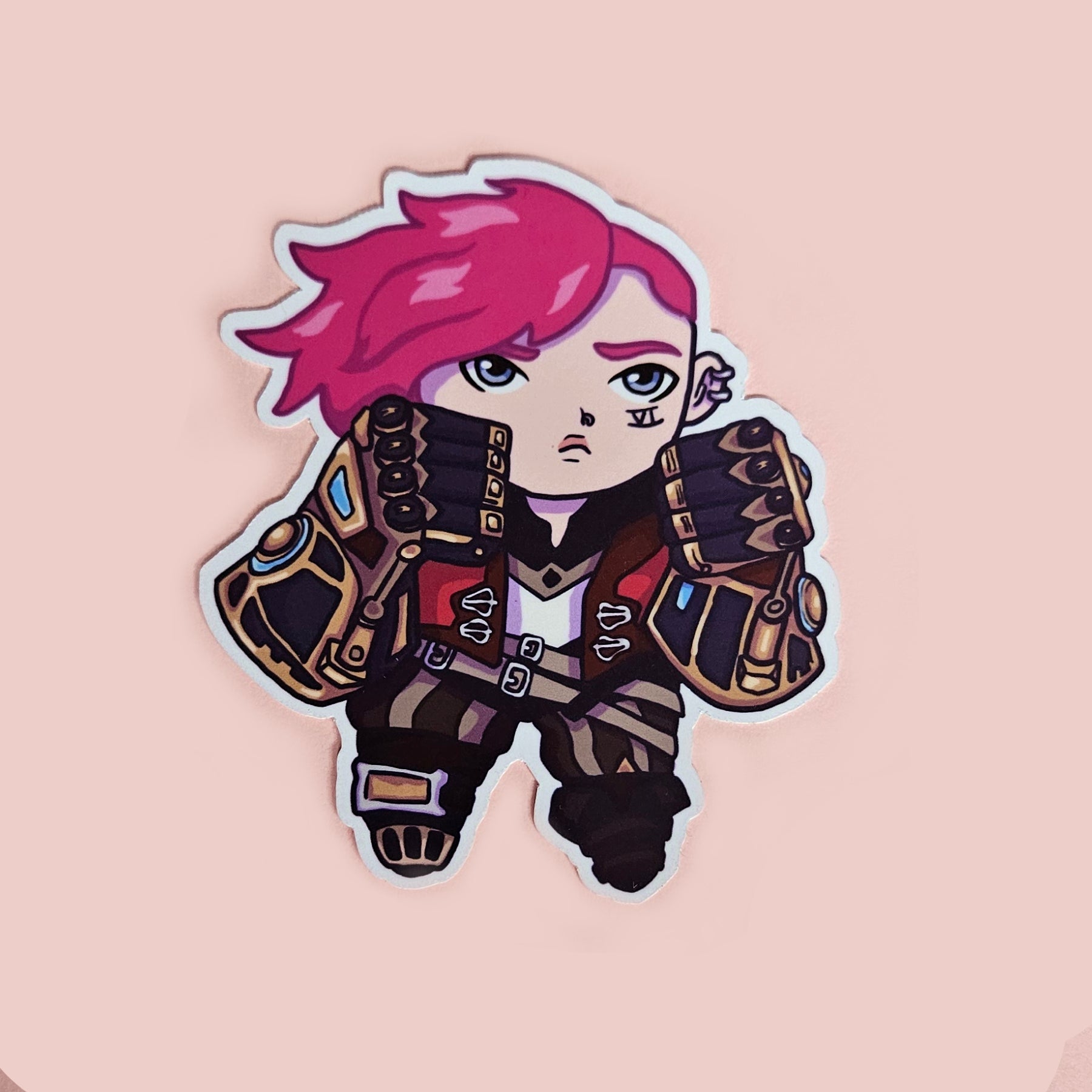 Arcane Vi Vinyl Sticker 4"