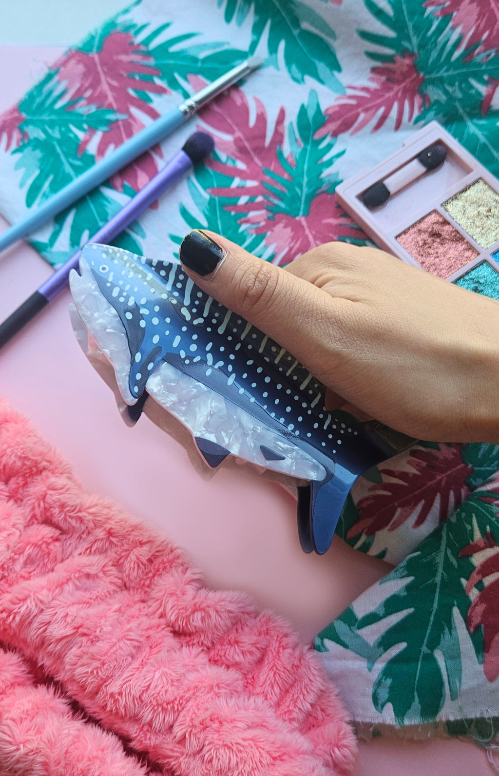 Whale Shark Claw Clip