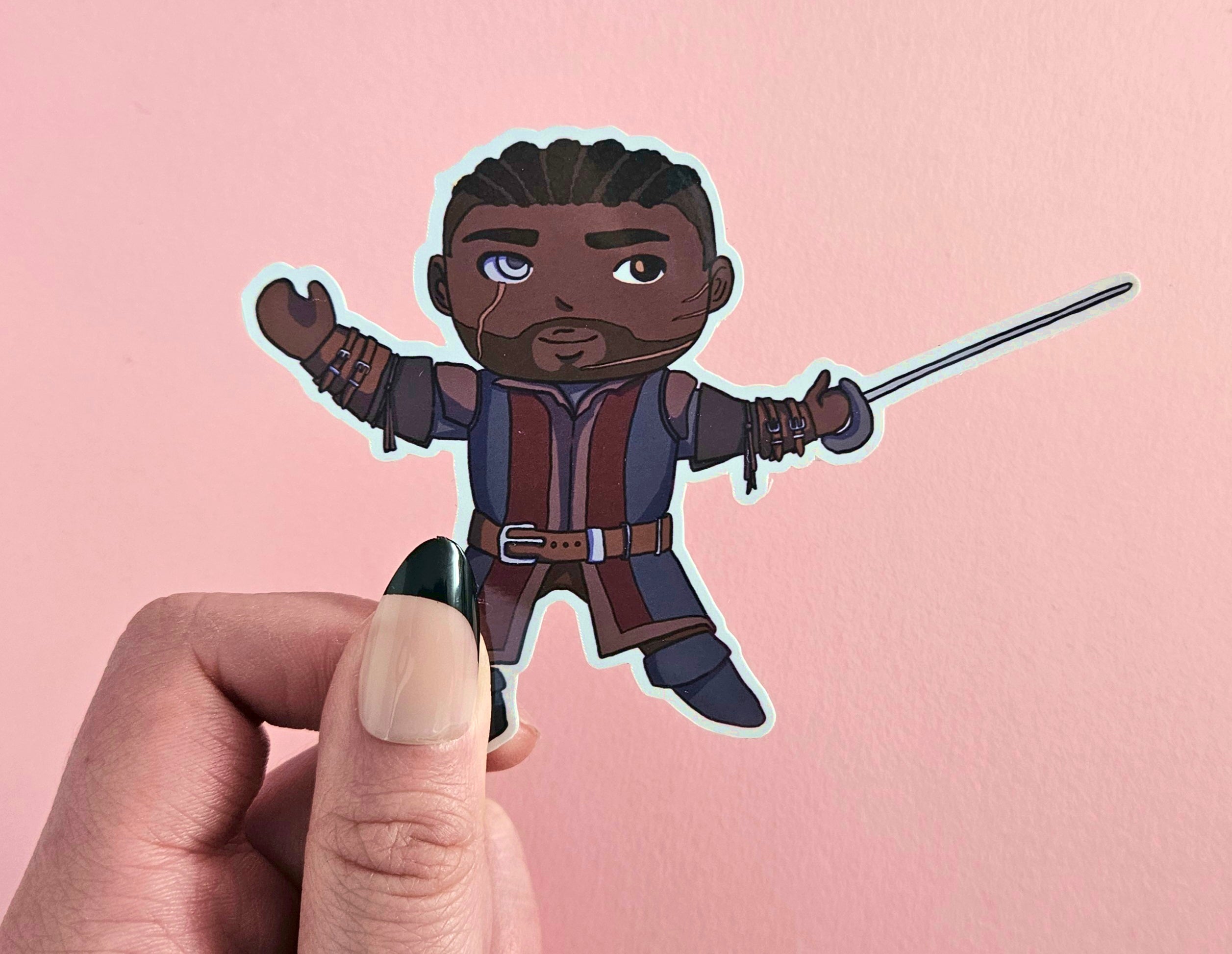 Baldurs Gate 3 Companions Vinyl Waterproof Stickers / Laezel, Karlach, Shadowheart, Gale, Astarion, Wyll