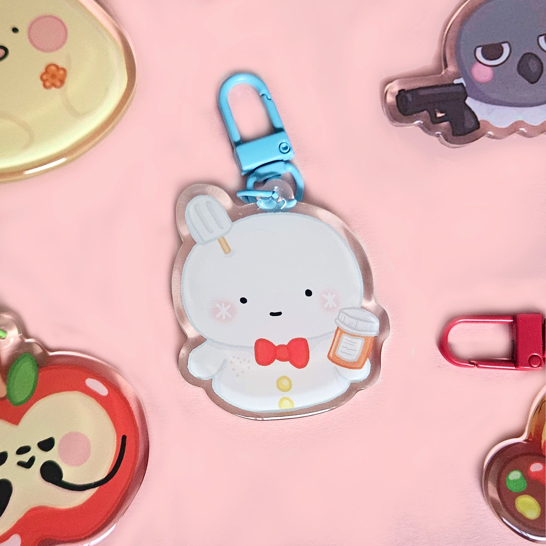 Love and Deepspace Mascot Keychains 2" Double Sided Epoxy Keychain