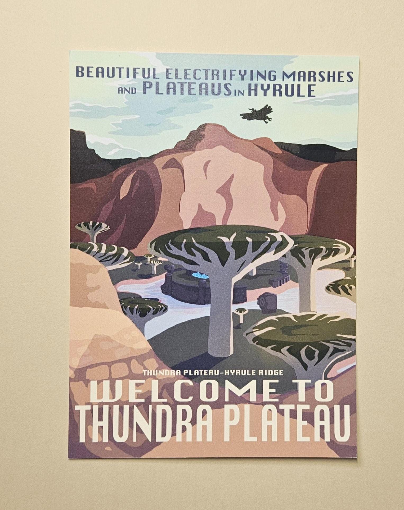 Thundra Plateau Art Print: Legend of Zelda, Breath of the Wild