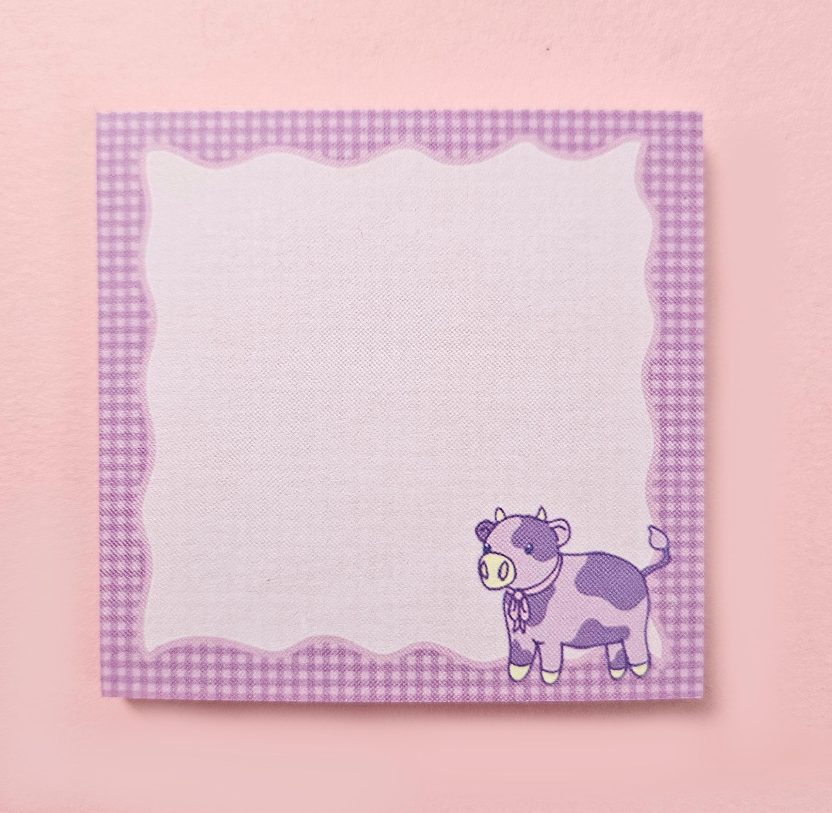 Cottage Core Pastel Farm Animal Sticky Notes