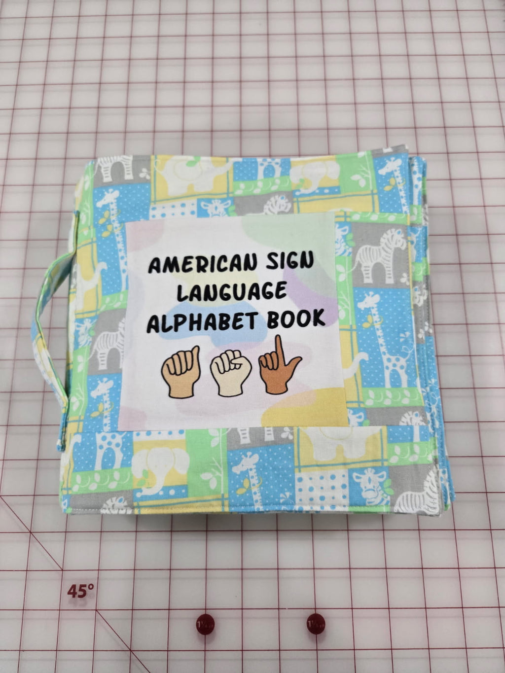 ABC ASL Baby Book Quilt Kit