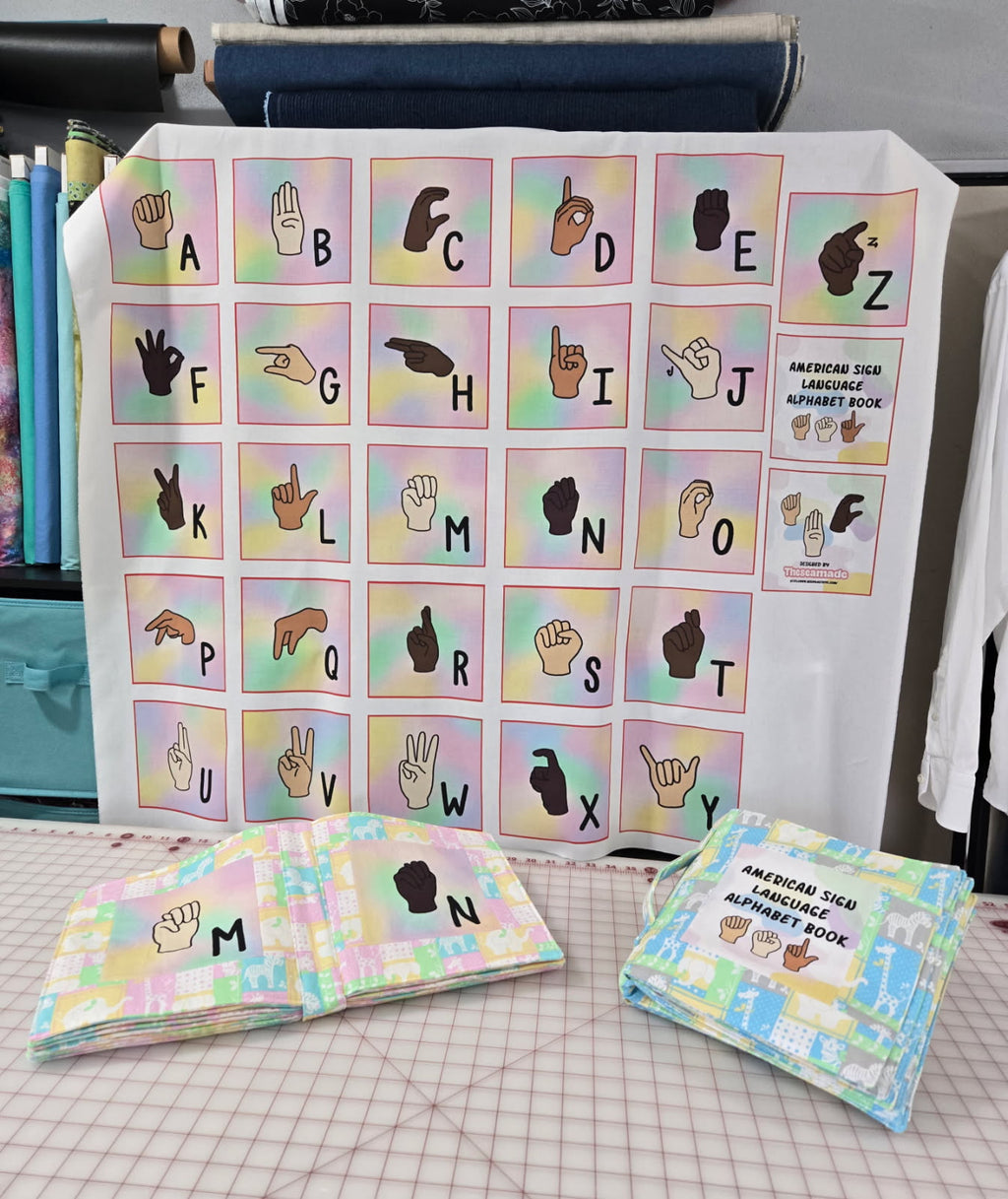 ABC ASL Baby Book Quilt Kit