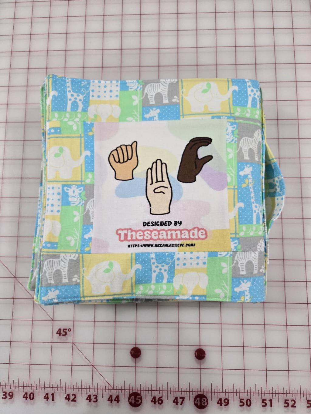 ABC ASL Baby Book Quilt Kit