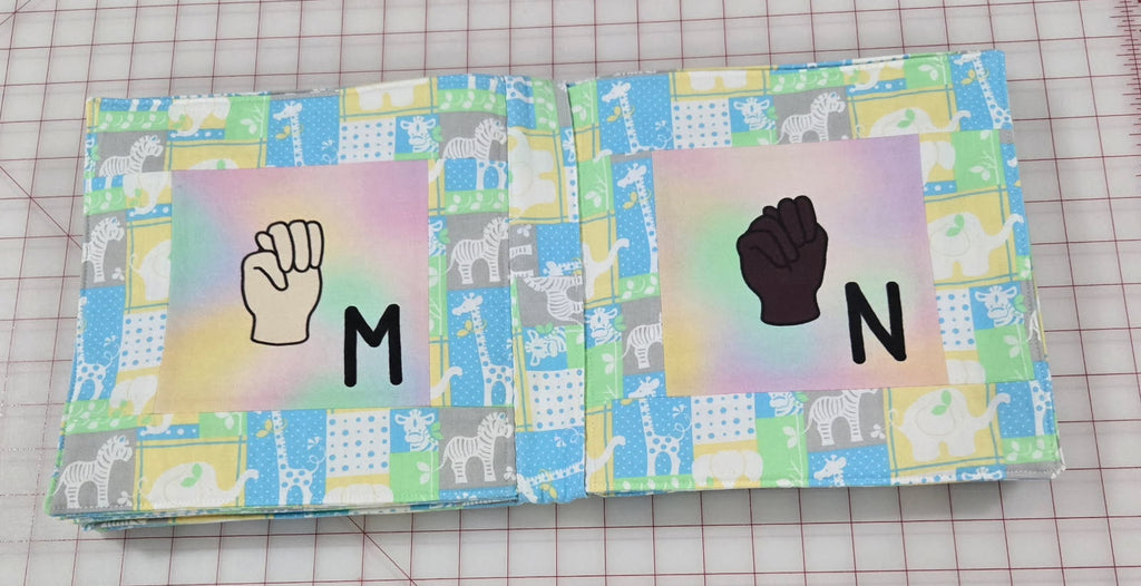 ABC ASL Baby Book Quilt Kit