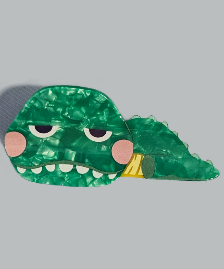 Smiley Dino Claw Clip Pre-Order